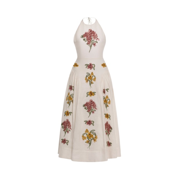 Agua by Agua Bendita Balsa Cordillera Midi Dress - Agua by Agua Bendita Dresses - Artisanal Colombian Resort Wear at Luxury Shoes 