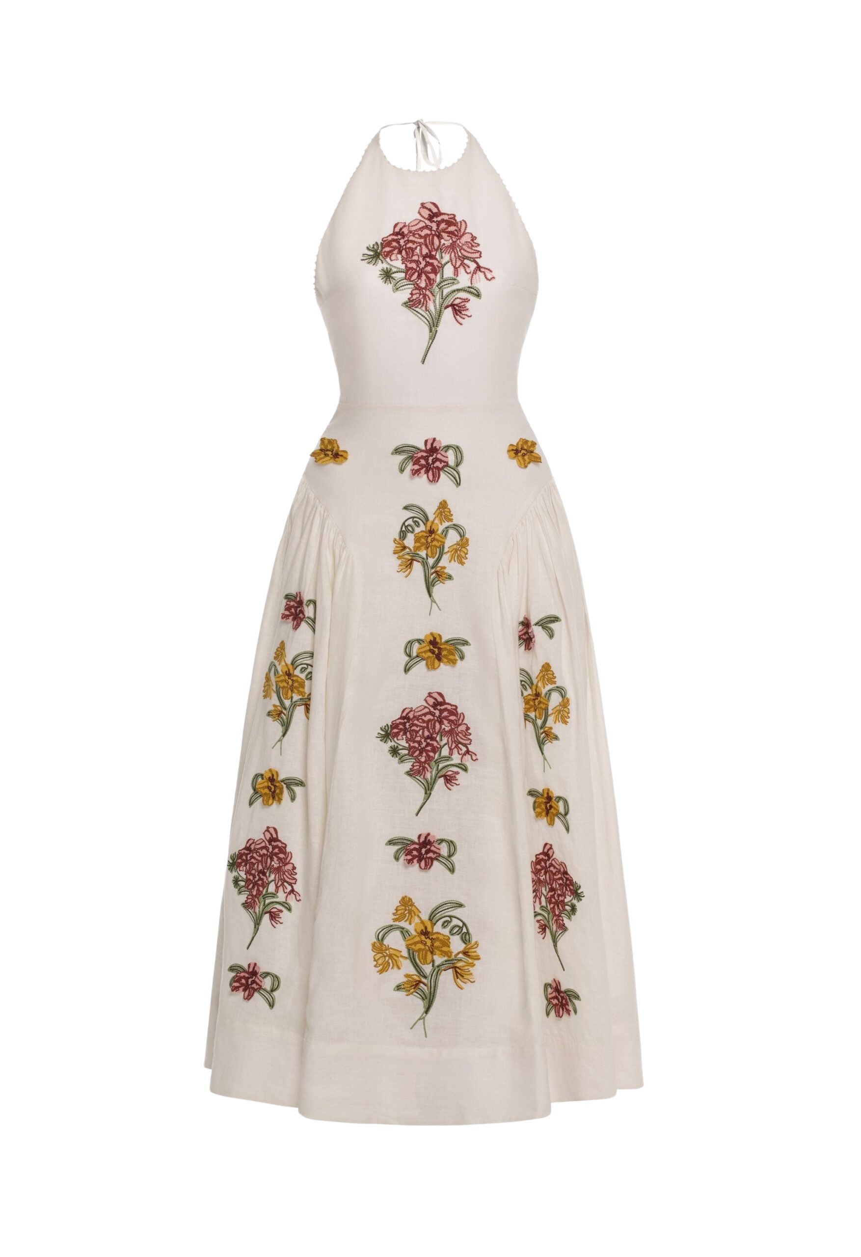 Agua by Agua Bendita Balsa Cordillera Midi Dress - Agua by Agua Bendita Dresses - Artisanal Colombian Resort Wear at Luxury Shoes 
