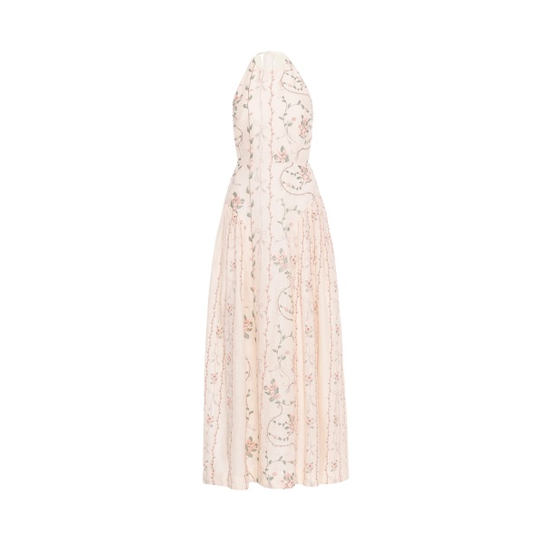 Agua by Agua Bendita Balsa Navegante Midi Dress - Agua by Agua Bendita Dresses - Artisanal Colombian Resort Wear at Luxury Shoes 