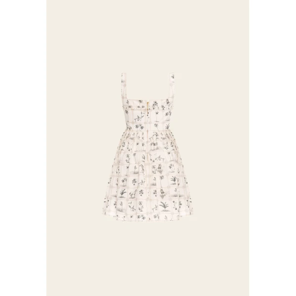 Agua By Agua Bendita Barbara Arena Mini Dress, view 3