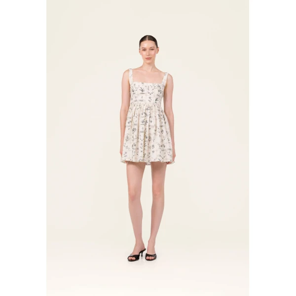 Agua By Agua Bendita Barbara Arena Mini Dress, view 5