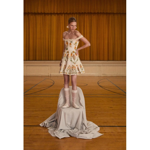Agua By Agua Bendita Boreal Cordillera Mini Dress, view 3