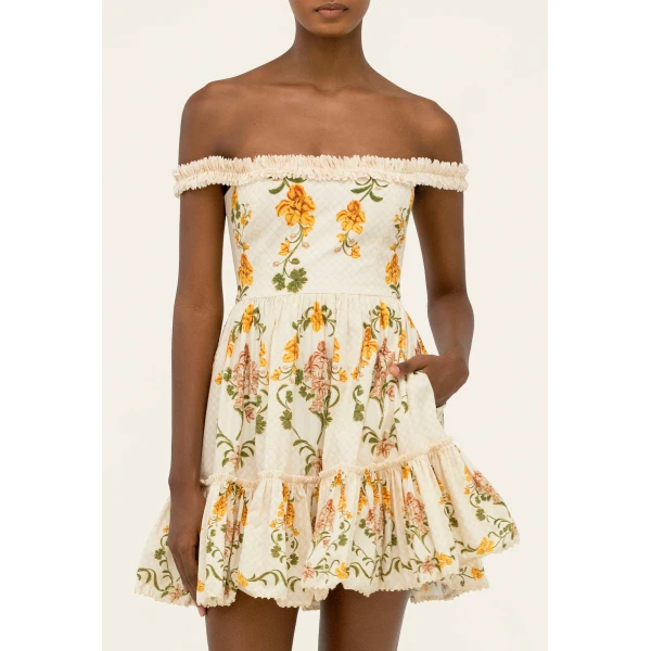 Agua By Agua Bendita Boreal Cordillera Mini Dress, view 6