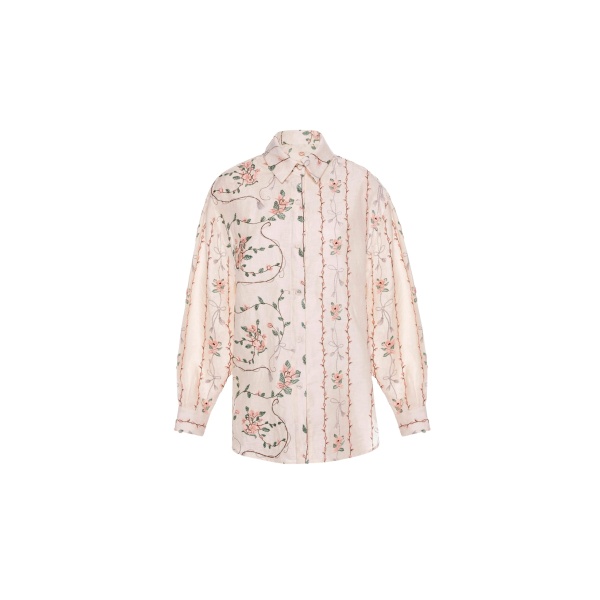 Agua by Agua Bendita Cecilia Navegante Shirt - Agua by Agua Bendita Tops - Artisanal Colombian Resort Wear at Luxury Shoes 