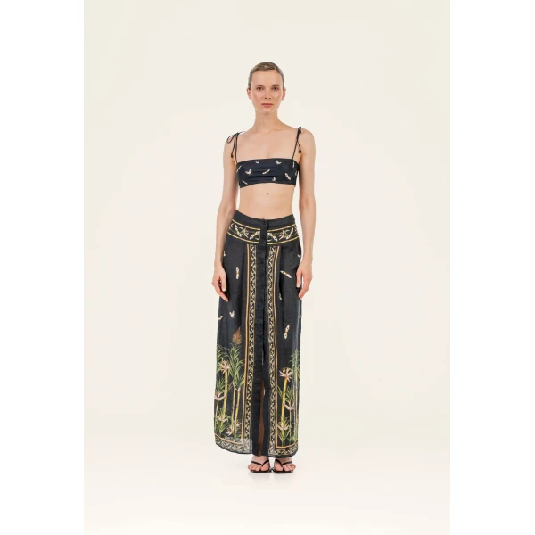 Agua By Agua Bendita Coralina Azucar Skirt, view 2