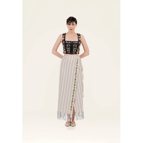 Agua By Agua Bendita Cornalina Valle Vest, view 2