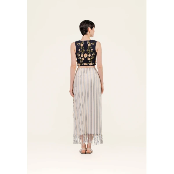 Agua By Agua Bendita Cornalina Valle Vest, view 5