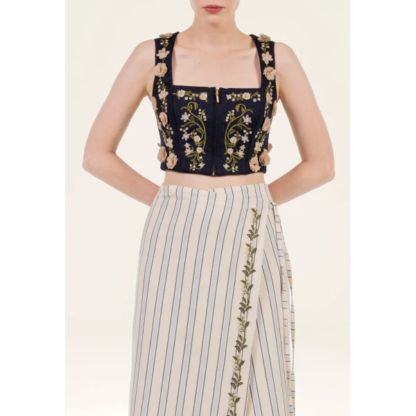 Agua By Agua Bendita Cornalina Valle Vest, view 6