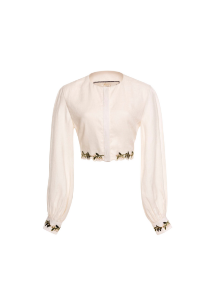 Agua by Agua Bendita Cumbre Valle Shirt - Agua by Agua Bendita Tops - Artisanal Colombian Resort Wear at Luxury Shoes 