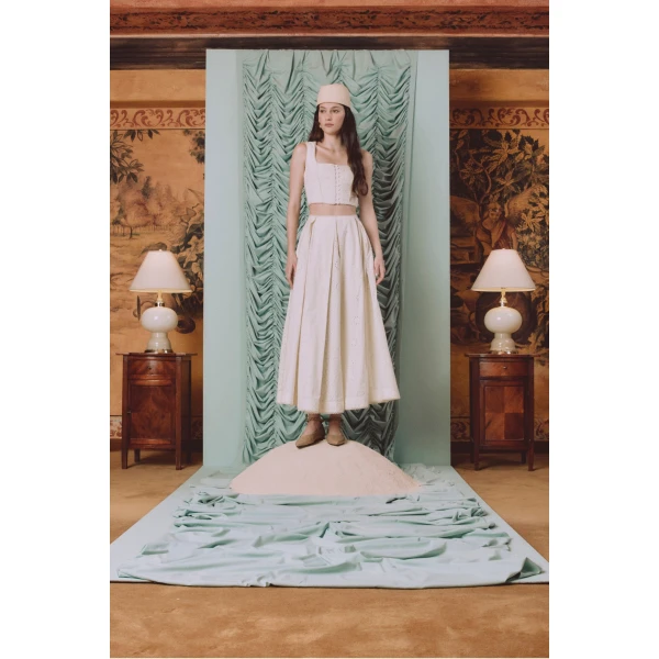 Agua By Agua Bendita Delta Playa Maxi Skirt, view 2