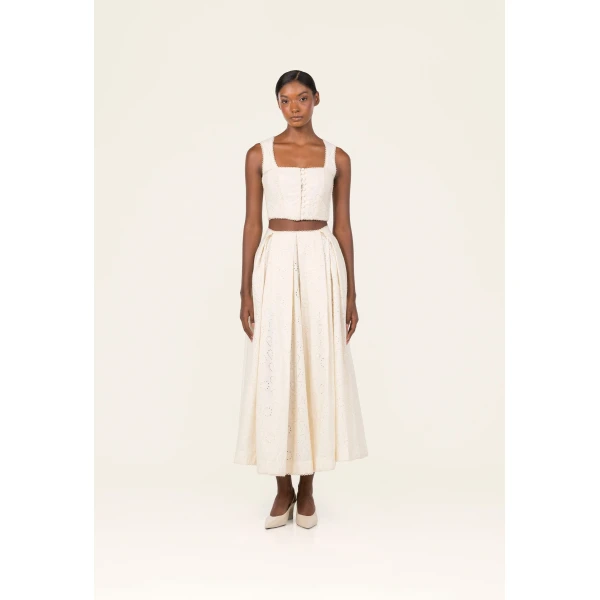 Agua By Agua Bendita Delta Playa Maxi Skirt, view 5
