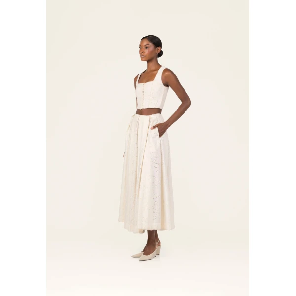 Agua By Agua Bendita Delta Playa Maxi Skirt, view 6
