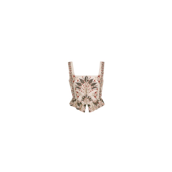 Agua by Agua Bendita Eslabon Andes Cropped Top - Agua by Agua Bendita Tops - Artisanal Colombian Resort Wear at Luxury Shoes 