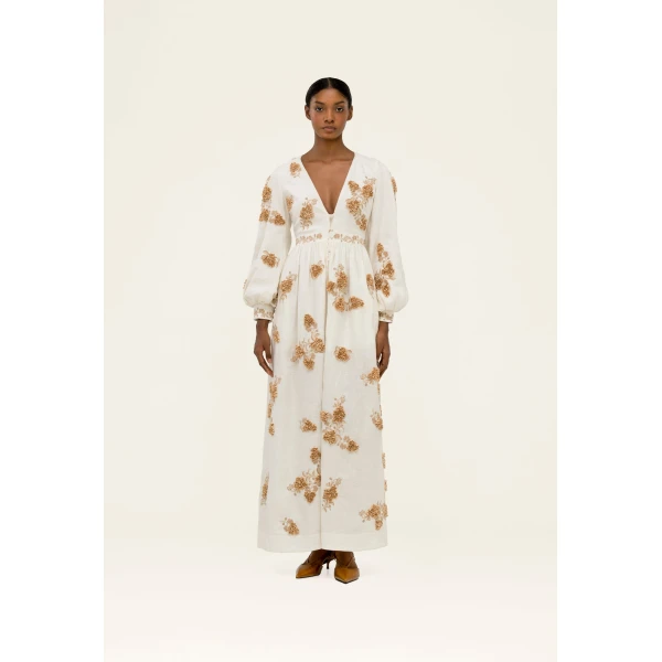 Agua By Agua Bendita Frambuesa Cordillera Maxi Dress, view 2