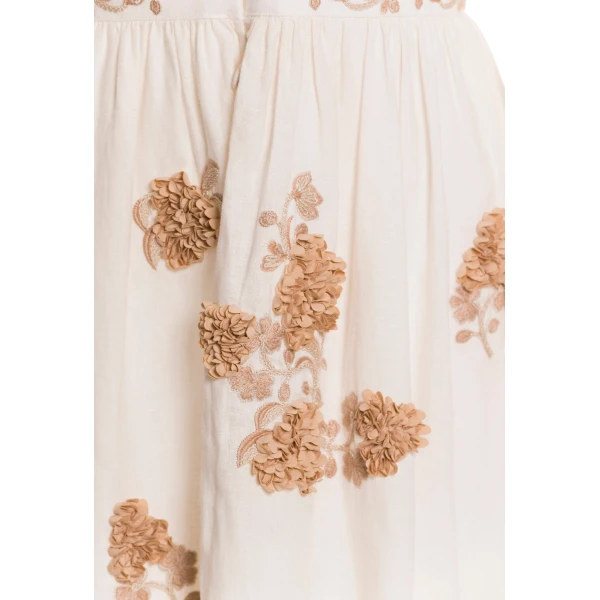 Agua By Agua Bendita Frambuesa Cordillera Maxi Dress, view 3