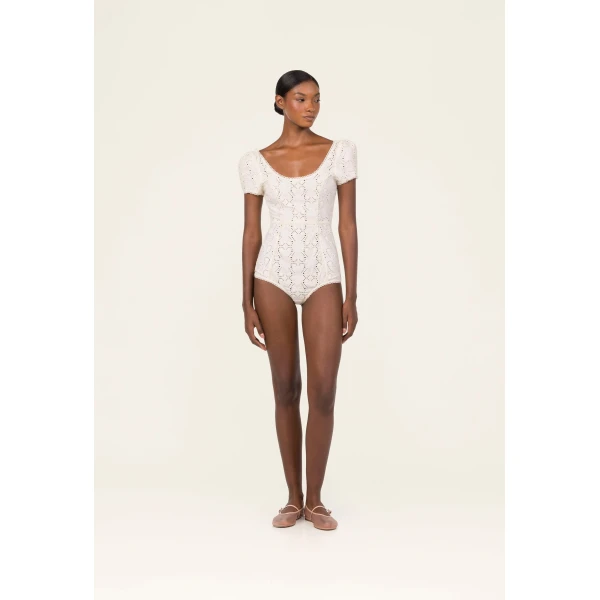 Agua By Agua Bendita Gaviota Playa Body Suit, view 2