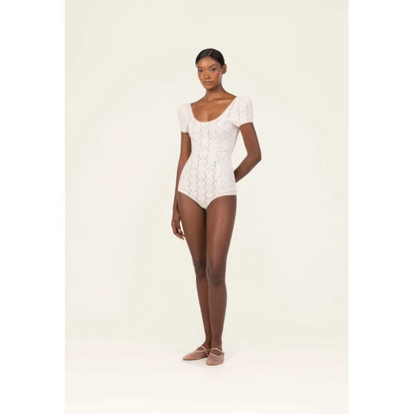 Agua By Agua Bendita Gaviota Playa Body Suit, view 6