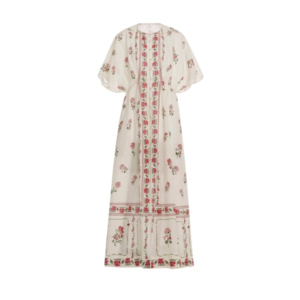 Agua by Agua Bendita Gesto Quebrada Kaftan - Agua by Agua Bendita Kimono - Artisanal Colombian Resort Wear at Luxury Shoes 