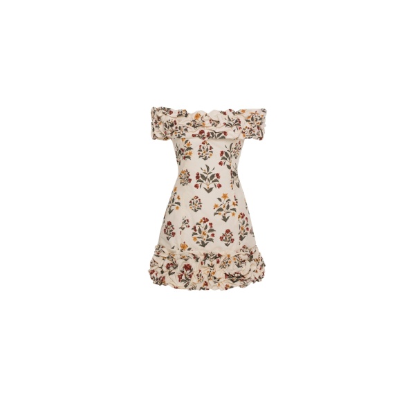 Agua by Agua Bendita Jardín Andes Mini Dress - Agua by Agua Bendita Dresses - Artisanal Colombian Resort Wear at Luxury Shoes 