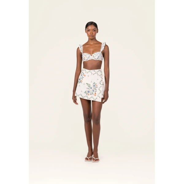 Agua By Agua Bendita Kiwi Brisa Bikini Top, view 6