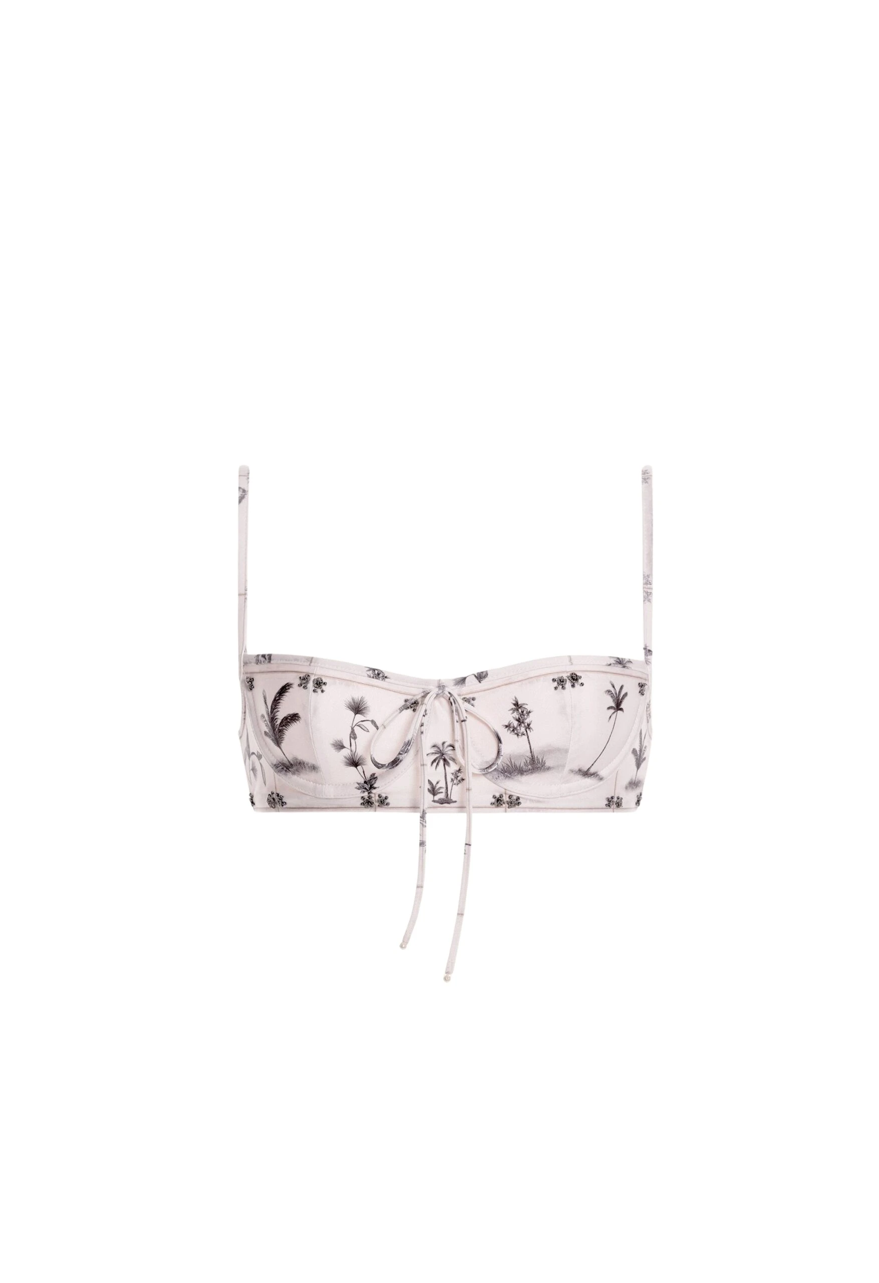 Agua By Agua Bendita Libertad Arena Bikini Top