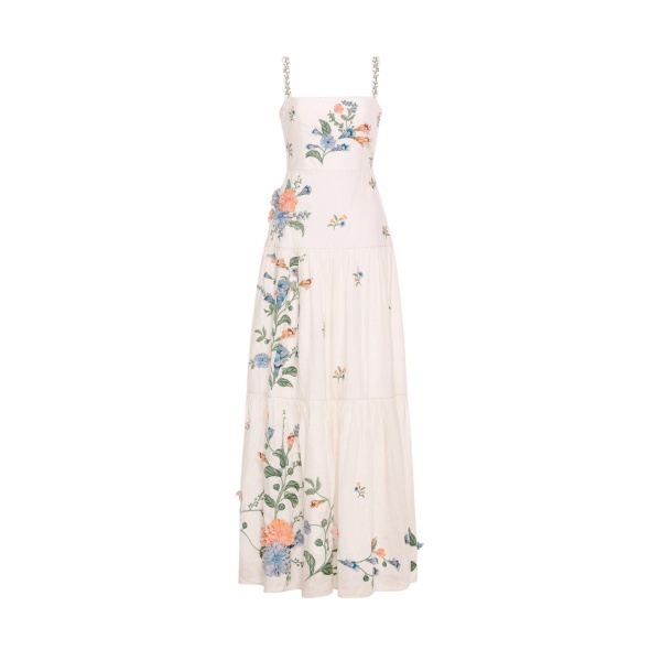 Agua by Agua Bendita Lima Brisa Maxi Dress - Agua by Agua Bendita Dresses - Artisanal Colombian Resort Wear at Luxury Shoes 