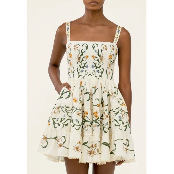 Agua By Agua Bendita Lima Laguna Mini Dress, view 6