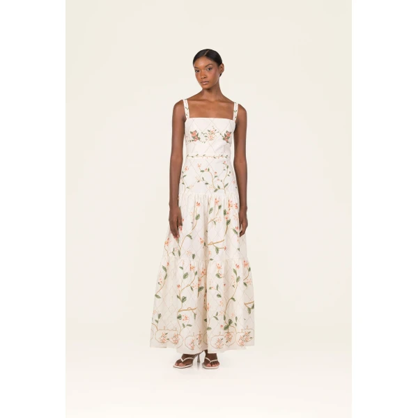 Agua By Agua Bendita Lima Navegante Maxi Dress, view 5