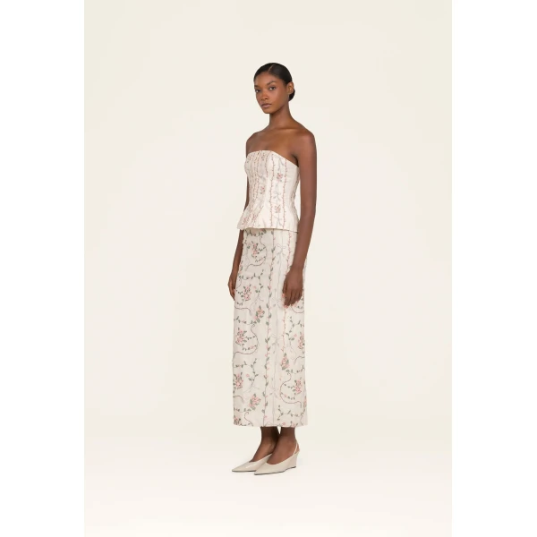 Agua By Agua Bendita Lirica Navegante Maxi Skirt, view 6