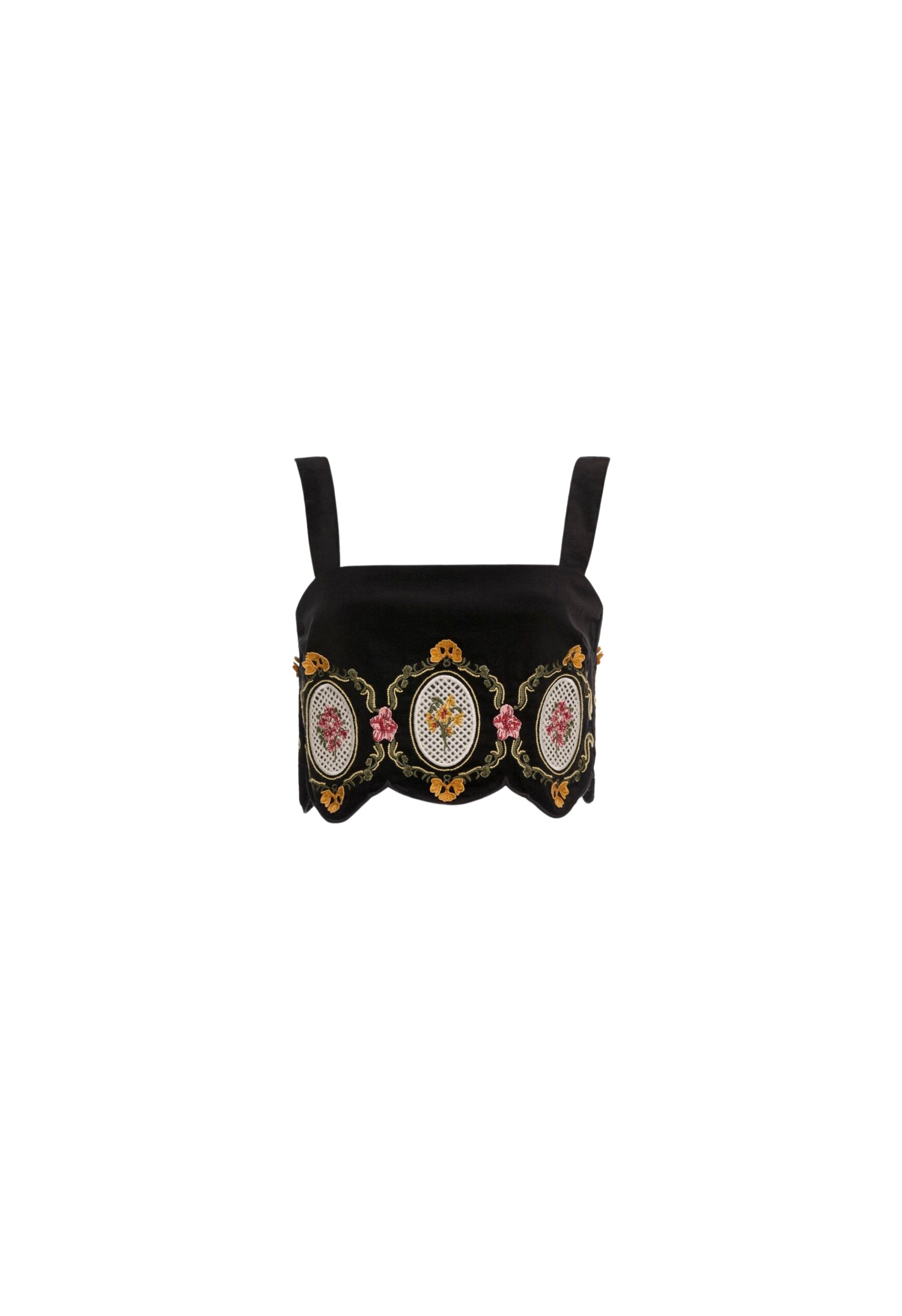 Agua By Agua Bendita Luciana Cordillera Cropped Top