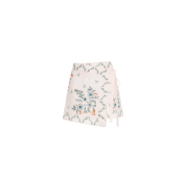 Agua by Agua Bendita Luna Brisa Pareo Mini - Agua by Agua Bendita Beachwear - Artisanal Colombian Resort Wear at Luxury Shoes 
