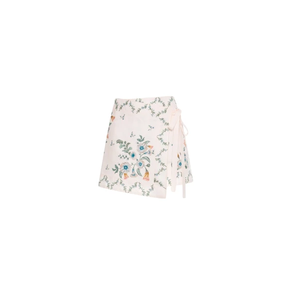 Agua by Agua Bendita Luna Brisa Pareo Mini - Agua by Agua Bendita Beachwear - Artisanal Colombian Resort Wear at Luxury Shoes 