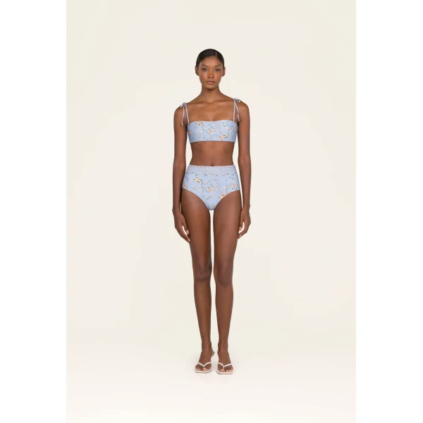 Agua By Agua Bendita Magenta Navegante Bikini Bottom, view 4