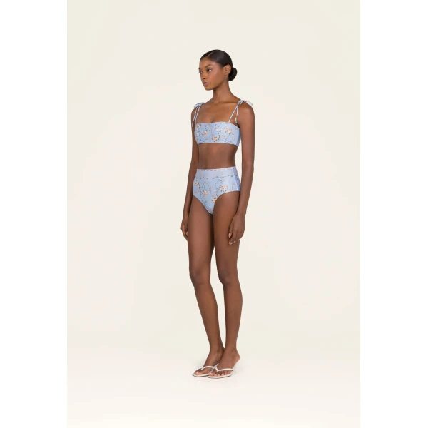Agua By Agua Bendita Magenta Navegante Bikini Bottom, view 5