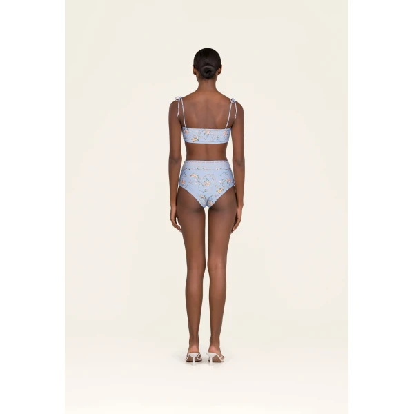 Agua By Agua Bendita Magenta Navegante Bikini Bottom, view 6