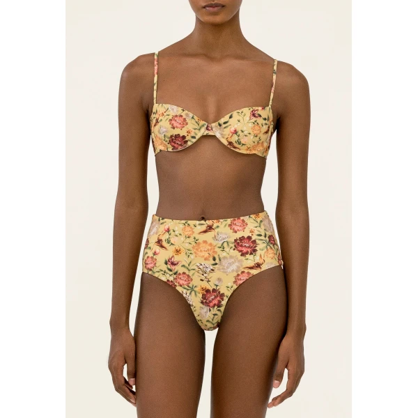 Agua By Agua Bendita Magenta Paramo Bikini Bottom, view 6