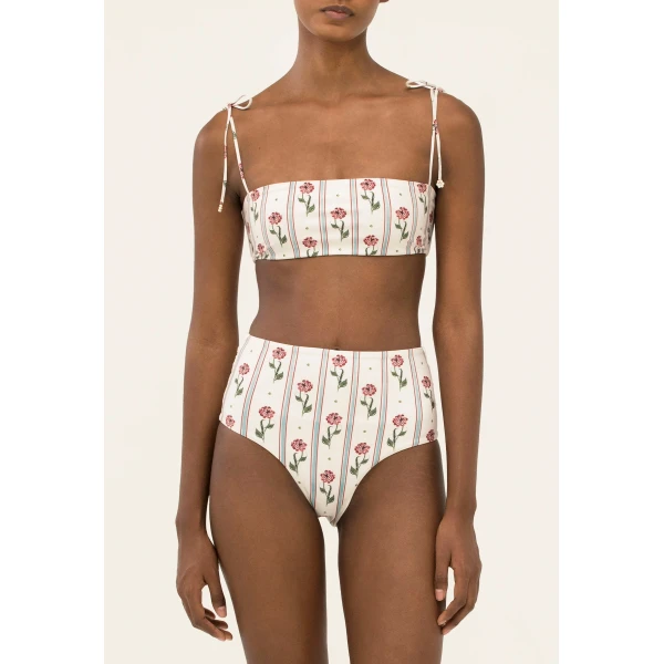 Agua By Agua Bendita Magenta Quebrada Bikini Bottom, view 6
