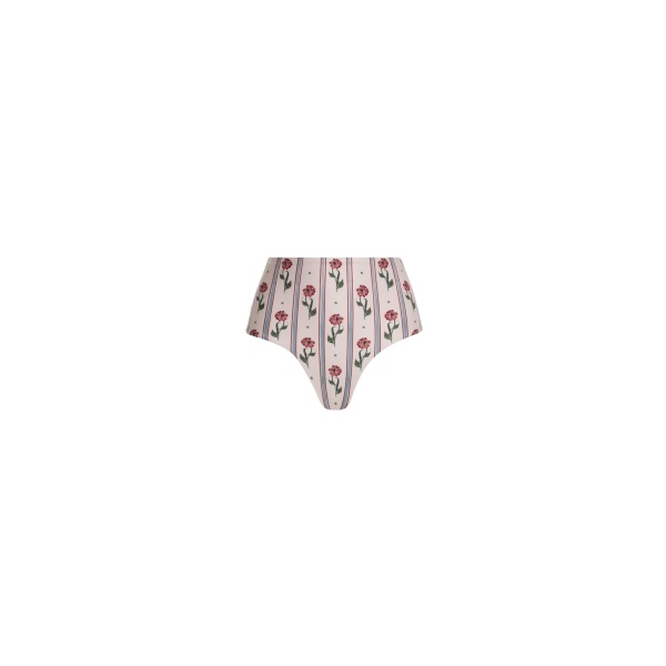 Agua by Agua Bendita Magenta Quebrada Bikini Bottom - Agua by Agua Bendita Beachwear - Artisanal Colombian Resort Wear at Luxury Shoes 