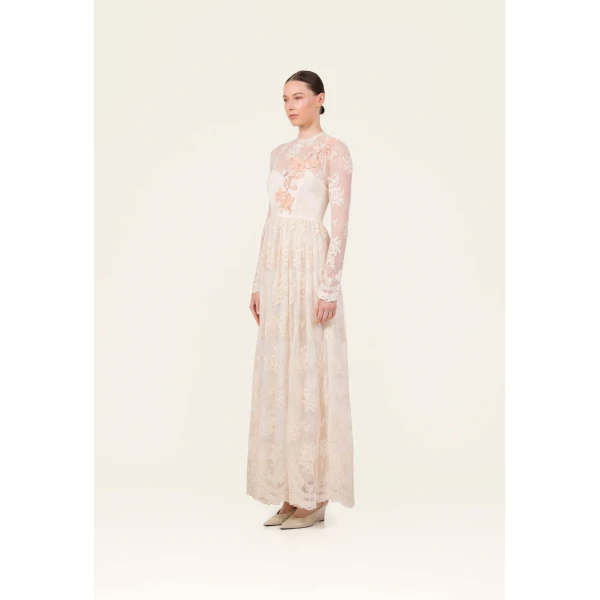 Agua By Agua Bendita Mina Arena Maxi Dress, view 6