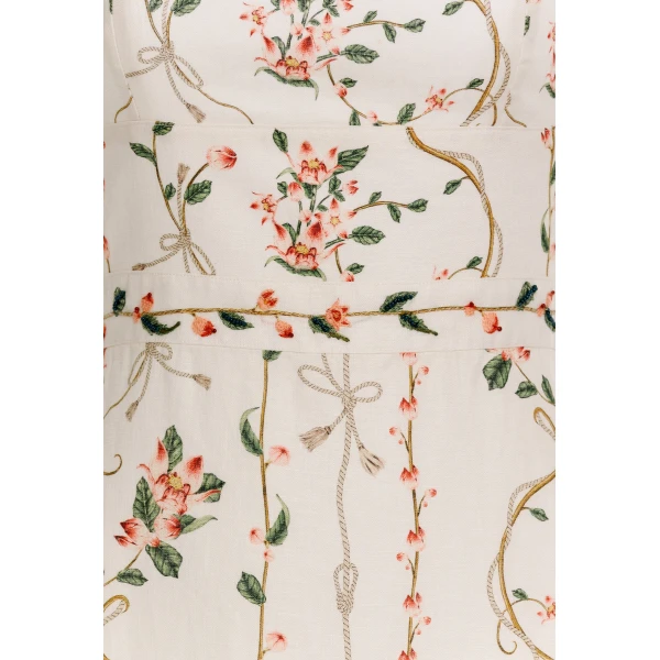 Agua By Agua Bendita Nispero Navegante Midi Dress, view 4
