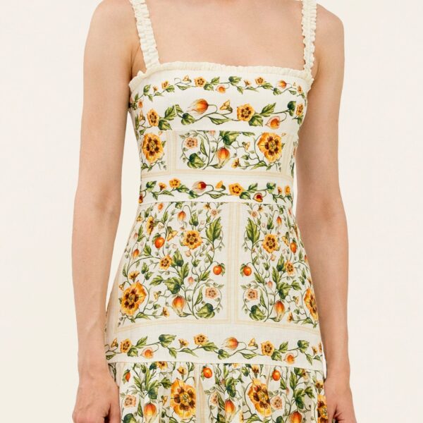 Agua By Agua Bendita Níspero Uchuva Midi Dress, view 6