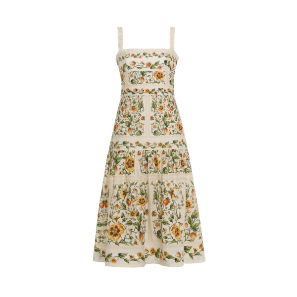 Agua By Agua Bendita Níspero Uchuva Midi Dress