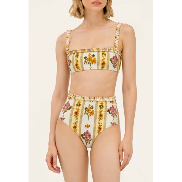 Agua By Agua Bendita Olmo Cordillera Bikini Top, view 6