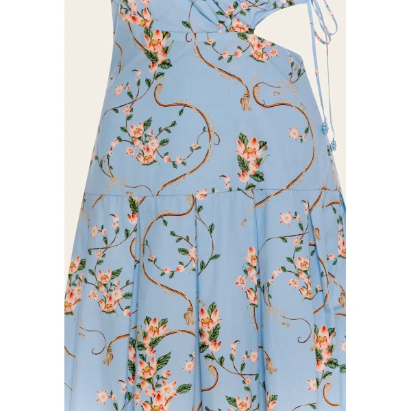 Agua By Agua Bendita Otoño Navegante Midi Dress, view 3