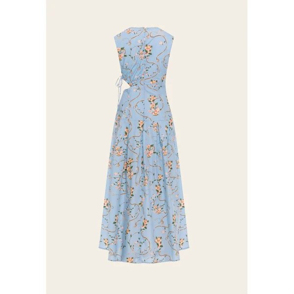 Agua By Agua Bendita Otoño Navegante Midi Dress, view 4