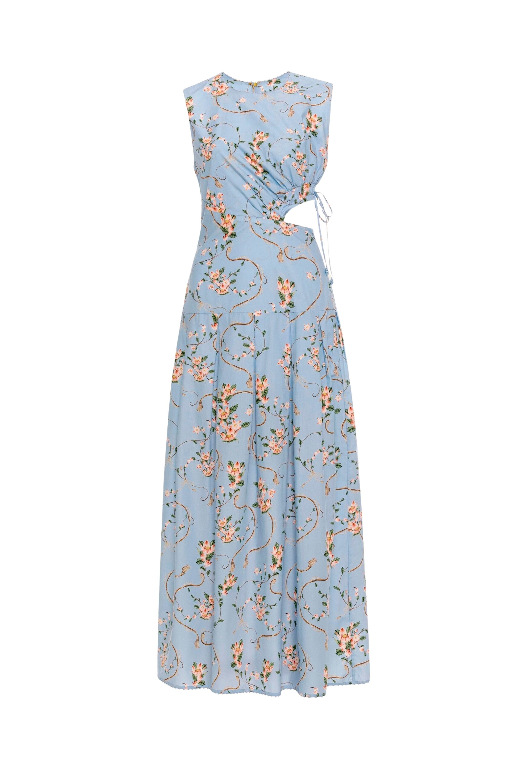 Agua by Agua Bendita Otoño Navegante Midi Dress - Agua by Agua Bendita Dresses - Artisanal Colombian Resort Wear at Luxury Shoes 
