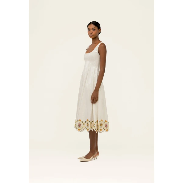 Agua By Agua Bendita Pistilo Cordillera Midi Dress, view 4