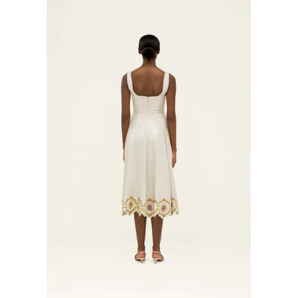Agua By Agua Bendita Pistilo Cordillera Midi Dress, view 5