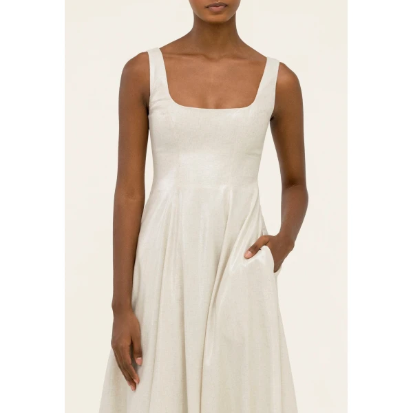 Agua By Agua Bendita Pistilo Cordillera Midi Dress, view 6
