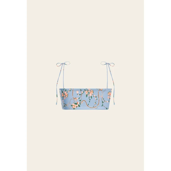 Agua By Agua Bendita Primavera Navegante Bikini Top, view 4